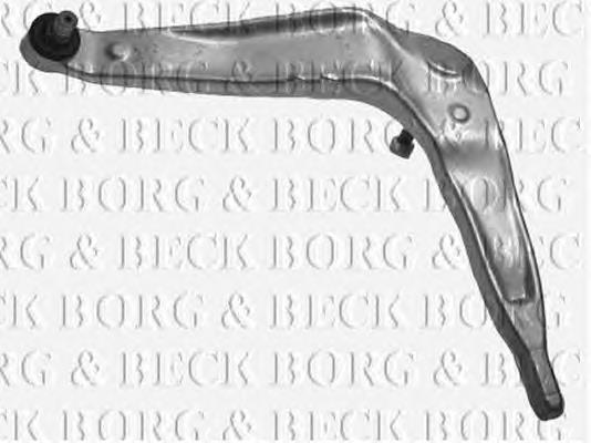 BCA6067 Borg&beck braço oscilante inferior esquerdo de suspensão dianteira