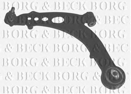 BCA6097 Borg&beck braço oscilante inferior esquerdo de suspensão dianteira