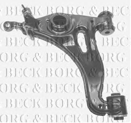 BCA5944 Borg&beck braço oscilante inferior esquerdo de suspensão dianteira