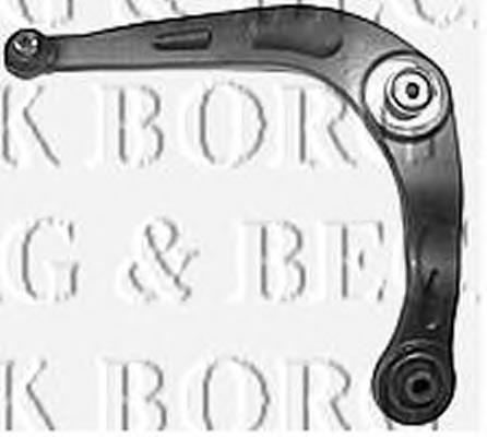 BCA6020 Borg&beck braço oscilante inferior esquerdo de suspensão dianteira