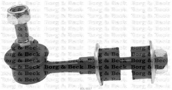 BDL6657 Borg&beck montante de estabilizador dianteiro