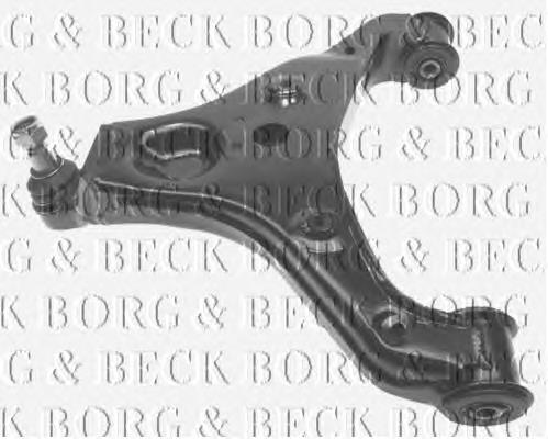 BCA6712 Borg&beck braço oscilante inferior esquerdo de suspensão dianteira