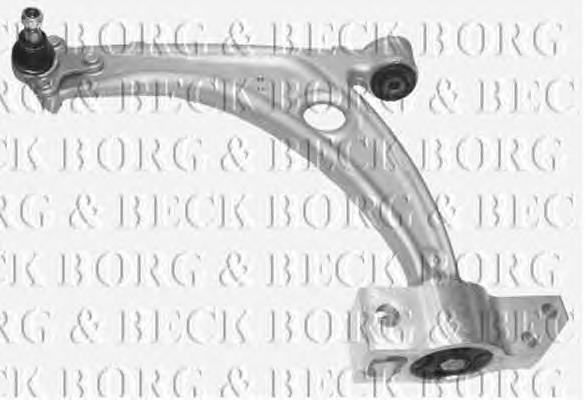 BCA6605 Borg&beck braço oscilante inferior esquerdo de suspensão dianteira
