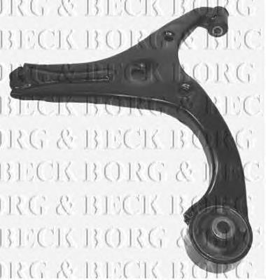 BCA6601 Borg&beck braço oscilante inferior esquerdo de suspensão dianteira