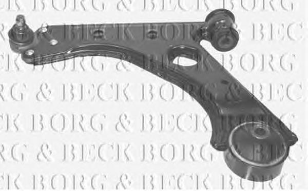 BCA6557 Borg&beck braço oscilante inferior esquerdo de suspensão dianteira