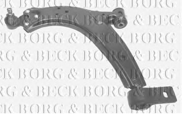 BCA5707 Borg&beck braço oscilante inferior esquerdo de suspensão dianteira