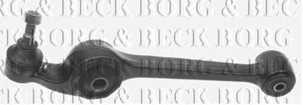 BCA5526 Borg&beck braço oscilante inferior esquerdo de suspensão dianteira