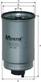 DF325 Mfilter filtro de combustível