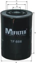 TF666 Mfilter filtro de óleo