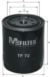 TF 72 Mfilter filtro de óleo