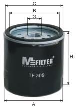TF309 Mfilter filtro de óleo