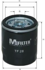 TF28 Mfilter filtro de óleo