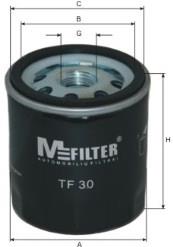 TF 30 Mfilter filtro de óleo