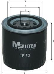 TF63 Mfilter filtro de óleo