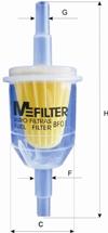 Купить BF01 Mfilter Фильтр-отстойник топлива грубой очистки