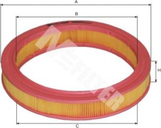 Элемент воздушного фильтра Mfilter A507 цена, от 4.46 USD