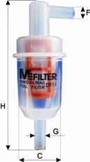 DF11 Mfilter filtro de combustível