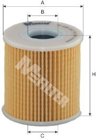 TE639 Mfilter filtro de óleo