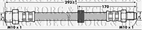 Задний тормозной шланг BBH7294 Borg&beck