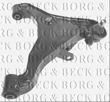 BCA6727 Borg&beck braço oscilante inferior direito de suspensão dianteira
