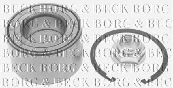 BWK1185 Borg&beck rolamento de cubo dianteiro