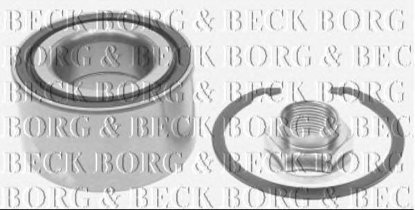 BWK1162 Borg&beck rolamento de cubo dianteiro