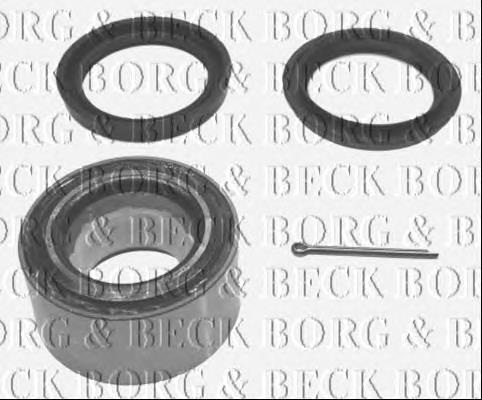 BWK118 Borg&beck rolamento de cubo dianteiro