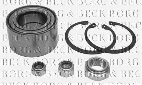 BWK121 Borg&beck rolamento de cubo dianteiro