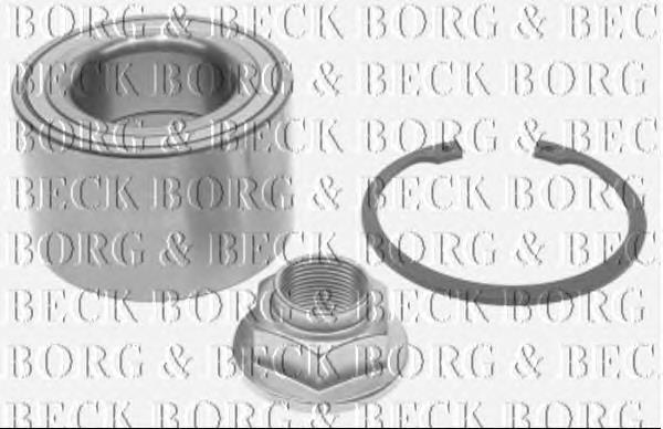 Rolamento de cubo traseiro BWK1224 Borg&beck