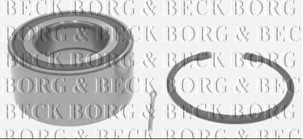 BWK1111 Borg&beck rolamento de cubo dianteiro