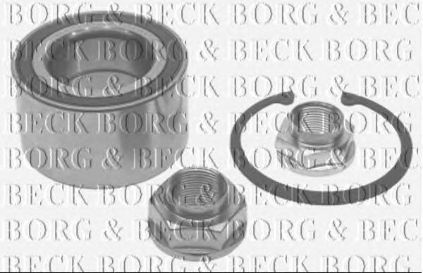 BWK1105 Borg&beck rolamento de cubo dianteiro