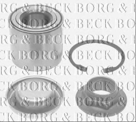BWK1112 Borg&beck rolamento de cubo traseiro