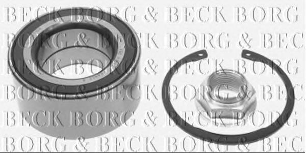 BWK1088 Borg&beck rolamento de cubo dianteiro