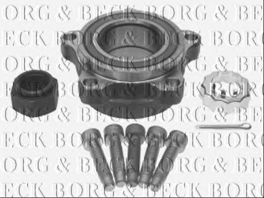 BWK1082 Borg&beck rolamento de cubo dianteiro