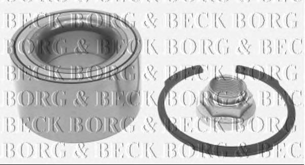 BWK1085 Borg&beck rolamento de cubo traseiro