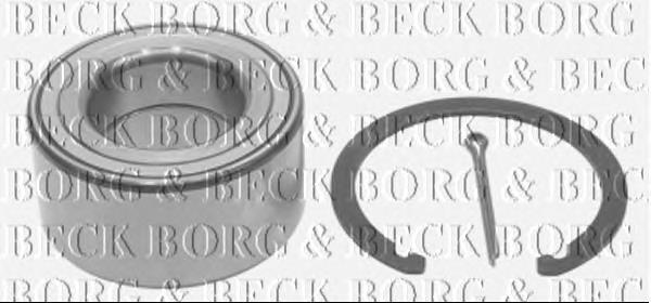 BWK1083 Borg&beck rolamento de cubo dianteiro