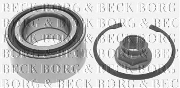 BWK1090 Borg&beck rolamento de cubo dianteiro