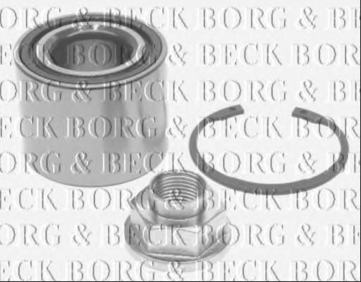 BWK1143 Borg&beck rolamento de cubo traseiro