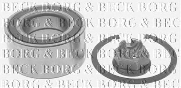 BWK1145 Borg&beck rolamento de cubo dianteiro