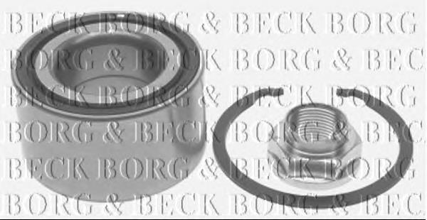 BWK1161 Borg&beck rolamento de cubo dianteiro
