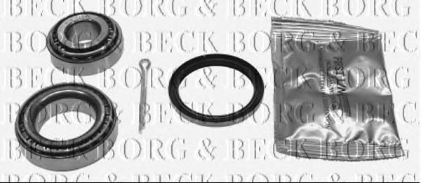 BWK116 Borg&beck rolamento de cubo traseiro