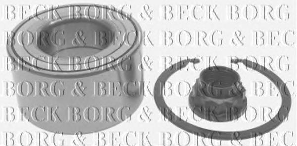 BWK1127 Borg&beck rolamento de cubo dianteiro