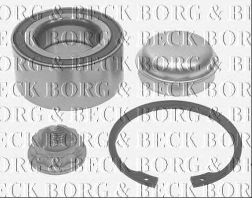 BWK1125 Borg&beck rolamento de cubo dianteiro