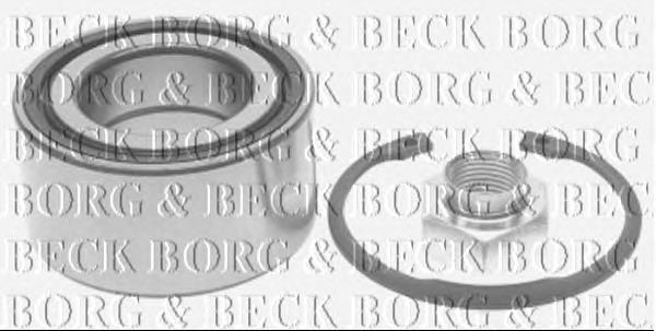 BWK1142 Borg&beck rolamento de cubo dianteiro