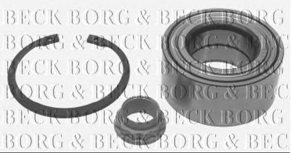 BWK217 Borg&beck rolamento de cubo traseiro