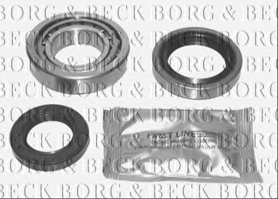 BWK230 Borg&beck rolamento de cubo traseiro