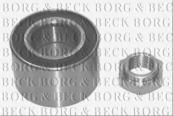 Rolamento de cubo traseiro BWK286 Borg&beck