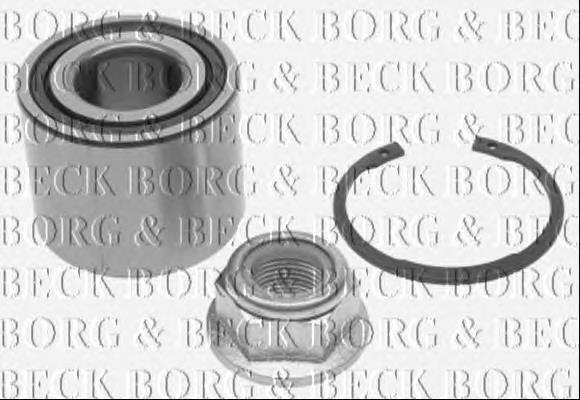 BWK309 Borg&beck rolamento de cubo traseiro