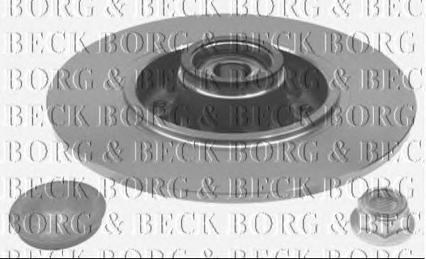 BWK1260 Borg&beck disco do freio traseiro