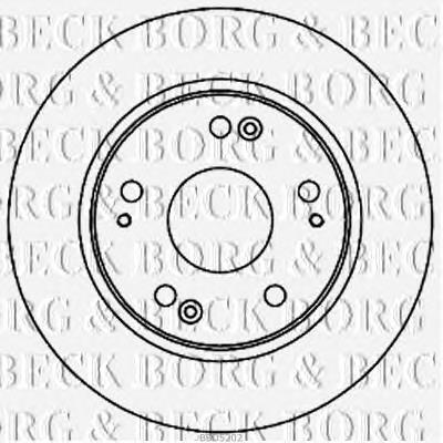 Тормозные диски BBD5202 Borg&beck